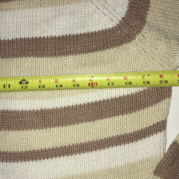 St John’s Bay sweater Size XL Browns and Tans Square Neck - Picture 6 of 11